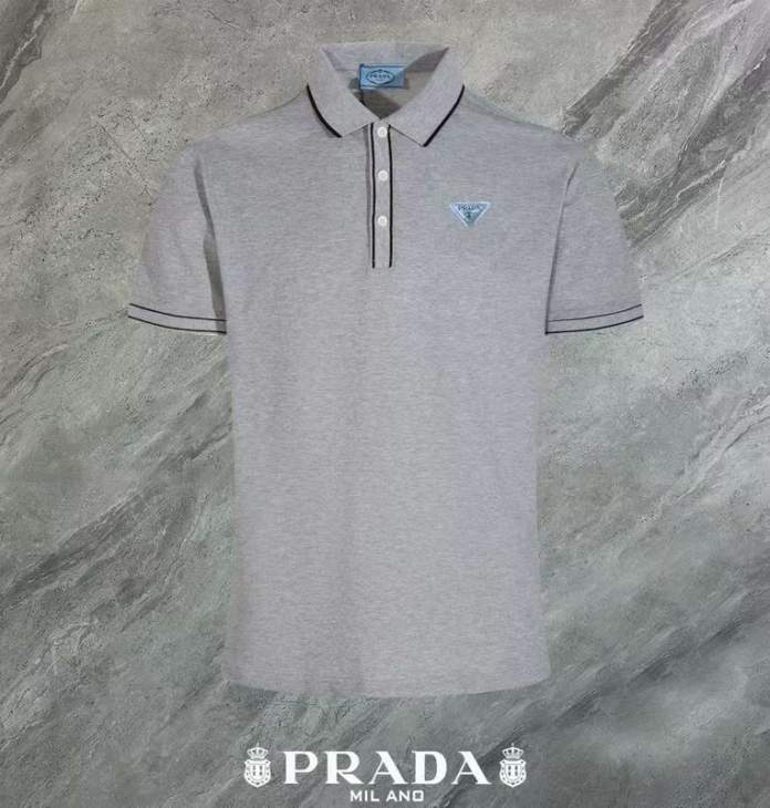 Picture of Prada Polo Shirts Short _SKUPradaM-3XL12yr23125806